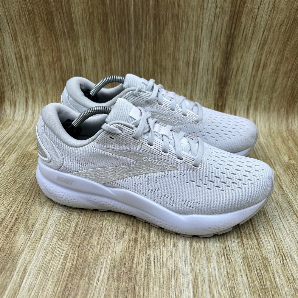 Brooks Ghost 16 Women's Size 8 White Running Shoes Sneakers Athletic 1204071B151